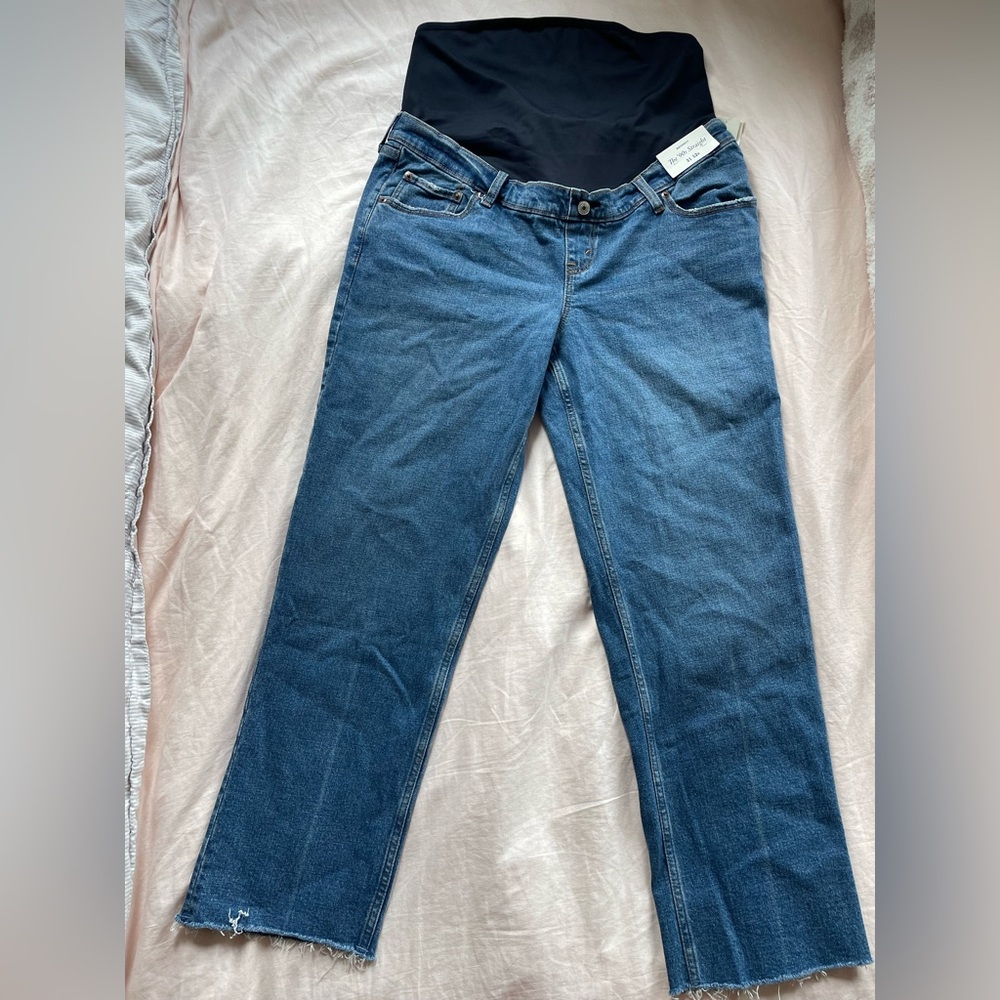 Abercrombie & Fitch maternity Straight Jeans size 31 (12) - Picture 3 of 9